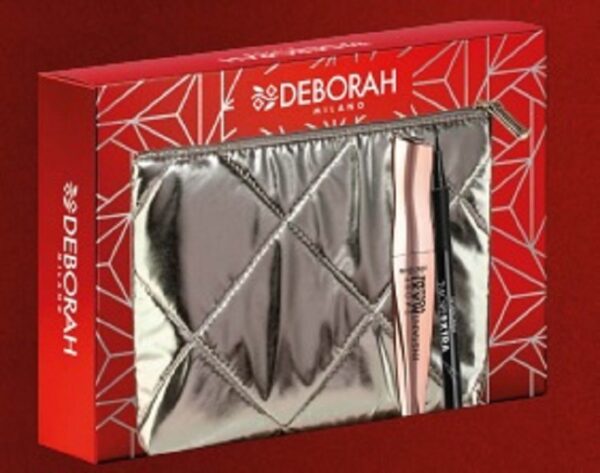 DEBORAH POCHETTE MASCARA INSTANT MAXI VOLUME+EYELINER 24 ORE 2023