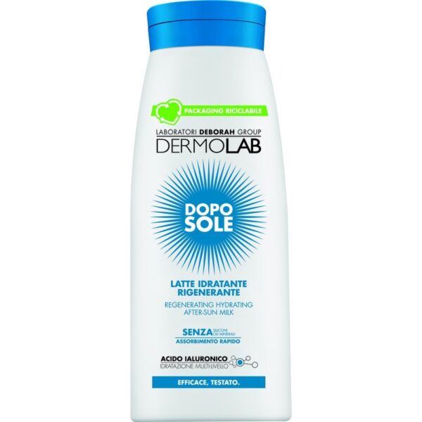 DERMOLAB SUN LATTE DOPOSOLE IDRATANTE RIGENERANTE 400 ML