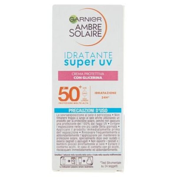 GARNIER AMBRE SOLAIRE CREMA IDRATANTE VISO SUPER UV 50+ 50 ML