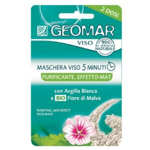 GEOMAR MASCHERA VISO PURIFICANTE EFFETTO MAT 2 DOSI