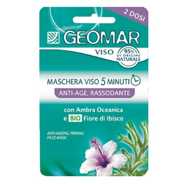 GEOMAR MASCHERA VISO ANTI-AGE RASSODANTE 2 DOSI