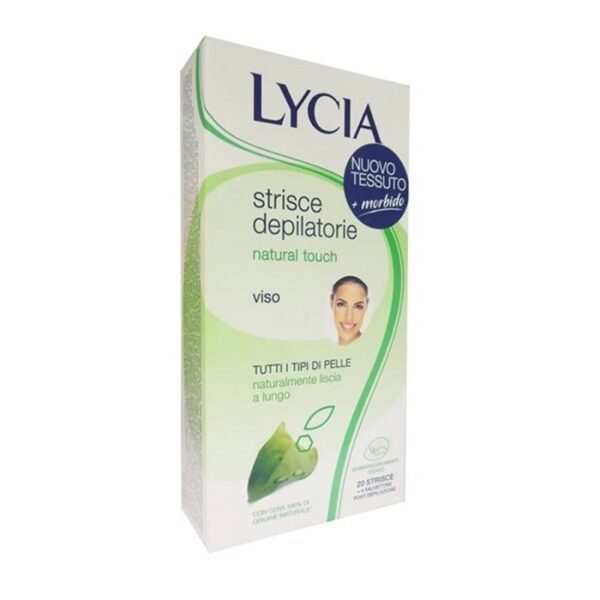 LYCIA LYCIA NATURAL TOUCH STRISCE DEPILATORIE VISO 20 PZ