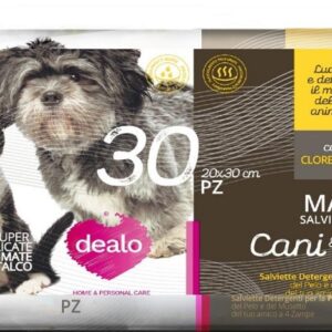 DEALO SALVIETTINE IMBEVUTE CANI & GATTI 72PZ XL