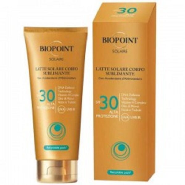 BIOPOINT SOLAIRE LATTE CORPO  SUBLIMANTE SFP 30 200 ML