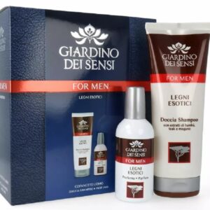 GIARDINO DEI SENSI COFF.UOMO BILBAO LEGNI ESOTICI EDP 100ML+S/G 250 ML