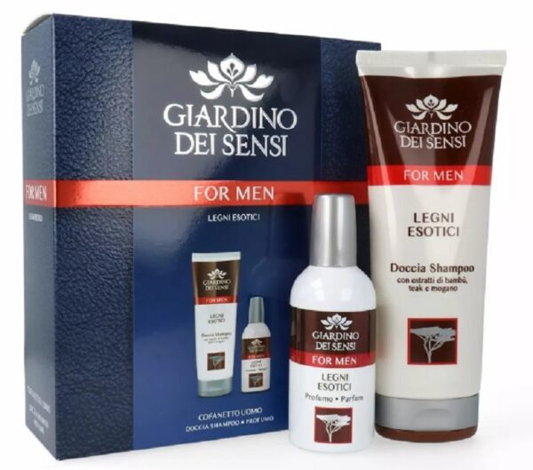 GIARDINO DEI SENSI COFF.UOMO BILBAO LEGNI ESOTICI EDP 100ML+S/G 250 ML