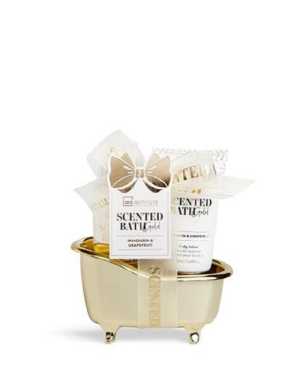 IDC INSTITUTE SCENTED COFFRET VASCA DA BAGNO GOLD SMALL 2 PZ