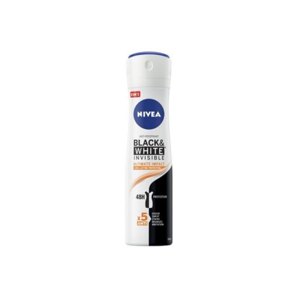 NIVEA BLACK & WHITE INVISIBLE ULTIMATE DEO 150ML SPRAY