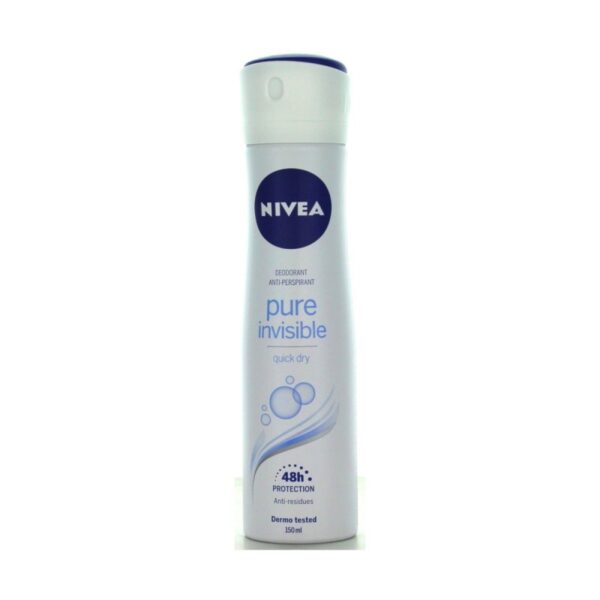 NIVEA DEO PURE INVISIBLE  150ML SPRAY