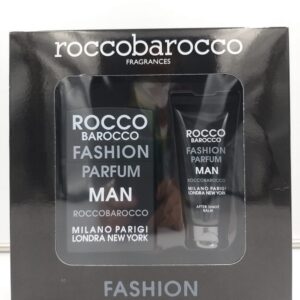 ROCCOBAROCCO FASHION PARFUM MAN COFFRET EDT 75ML+ A/S 100ML