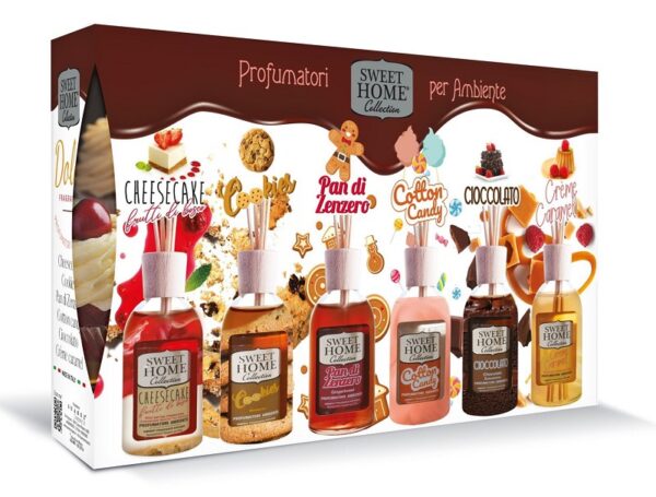 SWEET HOME COLLECTION COFFRET 6 PROFUMATORI AMBIENTE 30ML ASS DOLCI