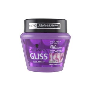 TESTANERA GLISS MASCHERA ASIA STRAIGHT CAPELLI CRESPI RIBELLI 300ML