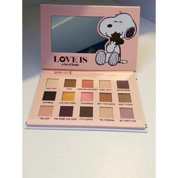 BELLAOGGI PEANUTS PALETTE NUDE GOLD LOVE IS A LOT OF HUGS