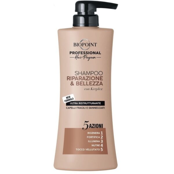 BIOPOINT PROFESSIONAL SHAMPOO RIPARAZIONE E BELLEZZA  400ML NEW