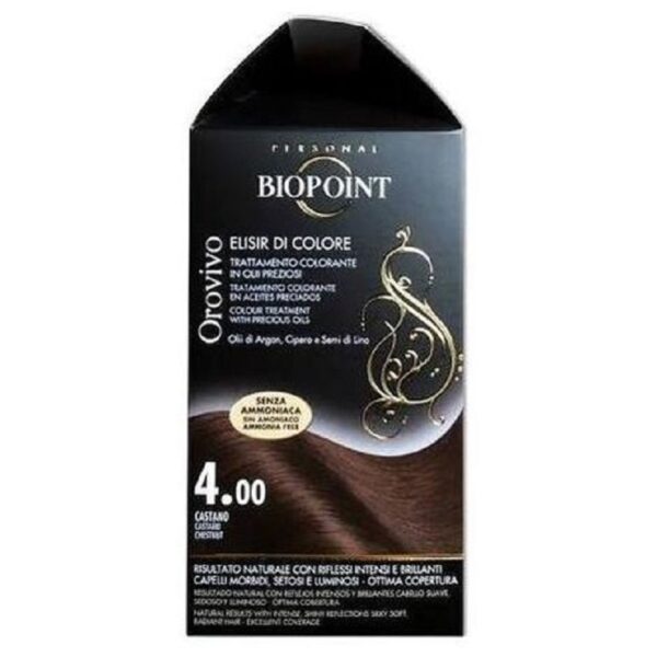 BIOPOINT OROVIVO TRATTAMENTO COLORANTE N.4.00 CASTANO