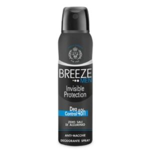 BREEZE MEN INVISIBLE PROTECTION DEO CONTROL 48H 150ML SPRAY