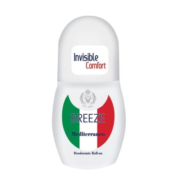 BREEZE DEO ROLL-ON INVISIBLE  MEDITERRANEO 50 ML