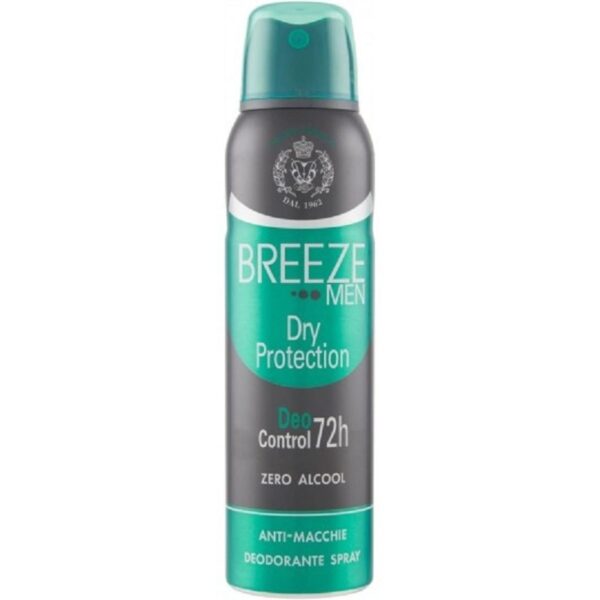 BREEZE MEN DRY PROTECTION DEO CONTROL 72H 150ML SPRAY