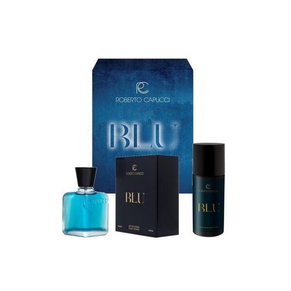 CAPUCCI BLU WATER COFFRET UOMO A/S 100ML + DEO VAPO 150ML