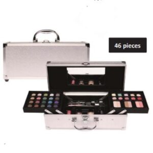 CASUELLE COSMETIC BEAUTY CASE RETTANGOLARE SILVER 46PZ