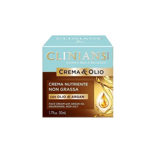 CLINIANS CREMA&OLIO CREMA NUTRIENTE NON GRASSA CON OLIO DI ARGAN 50ML