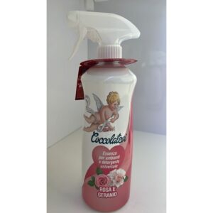 COCCOLATEVI ESSENZA AMBIENTI DETERGENTE UNIVERSAL ROSA E GERANIO 750ML