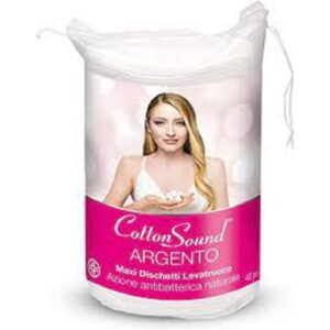 COTTON SOUND ARGENTO MAXI DISCHETTI CON ANTIBATTERICO 40PZ