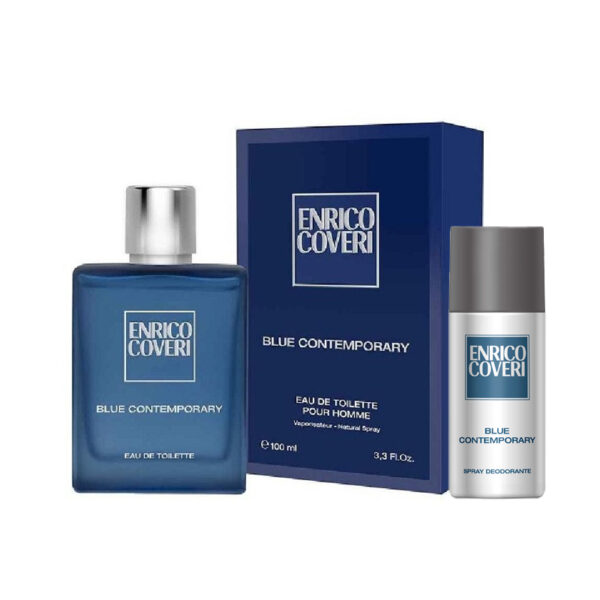 ENRICO COVERI BLUE CONTEMPORARY EDT 100 ML VAPO+OGNI 6PZ TEST OMAG