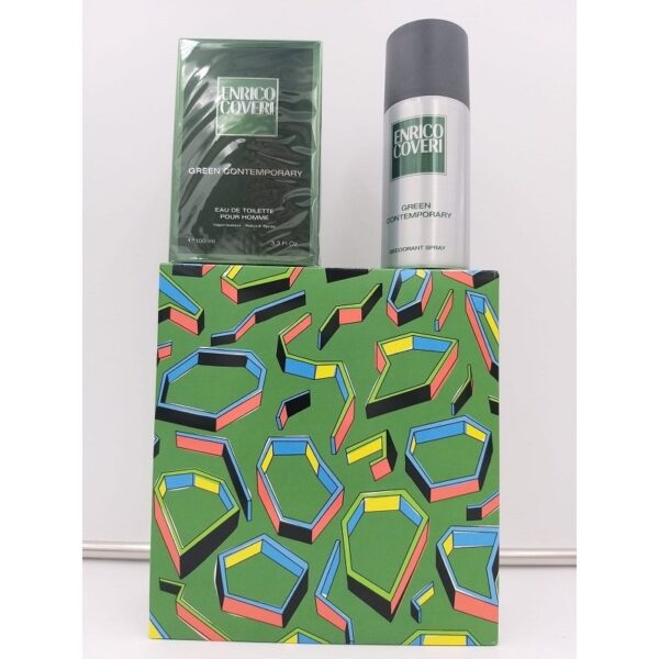 ENRICO COVERI GREEN CONTEMPORARY COFFRET EDT 100 ML VAPO+ DEO 150 ML