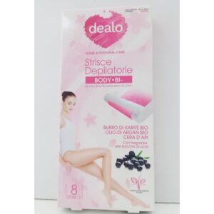 DEALO STRISCIE DEPILATORIE BACCHE DI ACAI BODY BIKINI 8 PZ