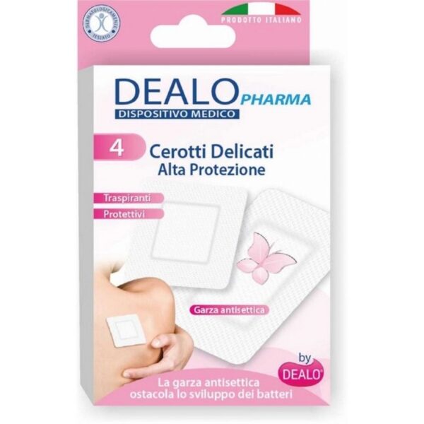 DEALO PHARMA  4 CEROTTI DELICATI ALTA PROTEZIONE