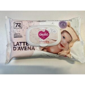 DEALO SALVIETTINE IGIENIZZANTI LATTE D'AVENA 72PZ