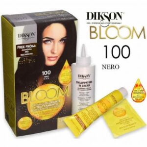 DIKSON BLOOM CREMA COLORANTE SENZA AMMONIACA N.100 NERO Black