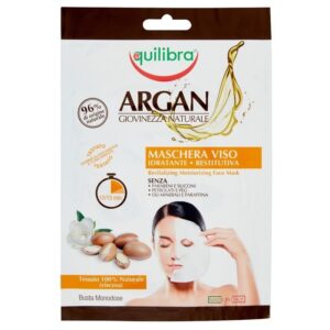 EQUILIBRA ARGAN MASCHERA VISO IN TESSUTO DRATANTE MONODOSE 20GR.