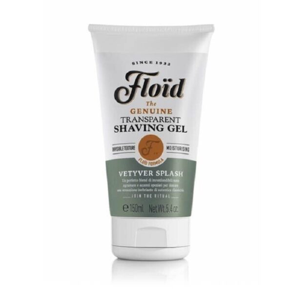 FLOID THE GENUINE GEL DA BARBA TRASPARENTE VETYVER SPLASH  150ML