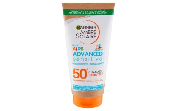 GARNIER AMBRE SOLAIRE KIDS ADVANCED SENSITIVE CERAMIDE 50+ 175ML