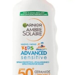 GARNIER AMBRE SOLAIRE KIDS ADVANCED SENSITIVE CERAMIDE 50+ 270ML SPRAY