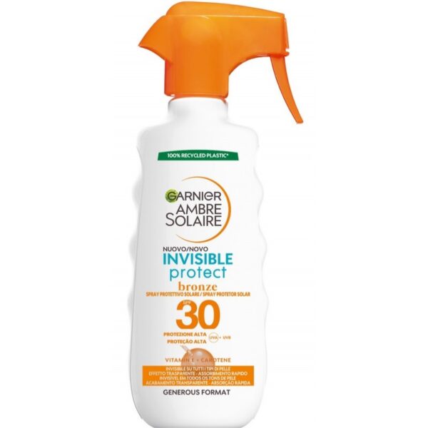 GARNIER AMBRE SOLAIRE INVISIBLE PROTECT BRONZE SPRAY SPF 30 270ML