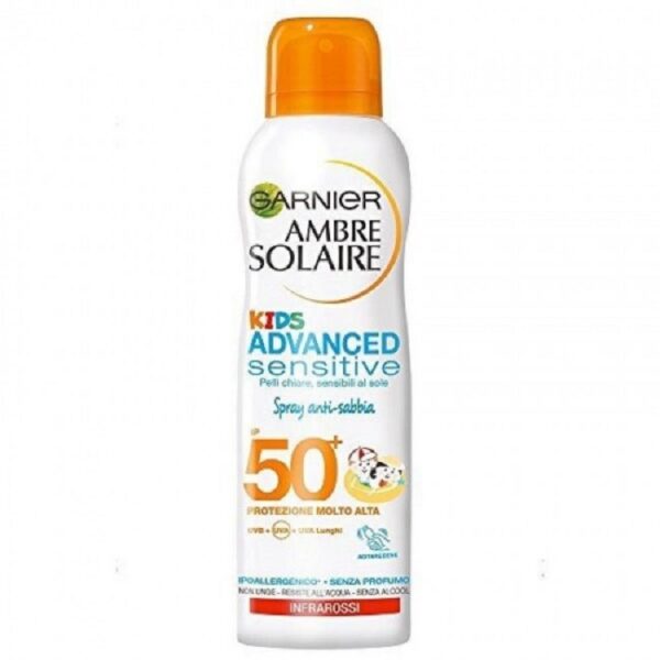 GARNIER AMBRE SOLAIRE KIDS ADV.SENSITIVE SPF50 BOMBOLETTA SPRAY 200ML