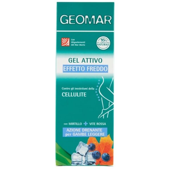 GEOMAR GEL ATTIVO EFFETTO FREDDO MIRTILLO + VITE ROSSA 200 ML