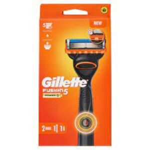 GILLETTE FUSION 5 POWER RASOIO CON 2 RICAMBI