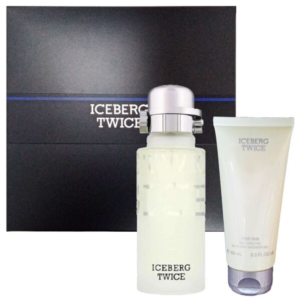 ICEBERG TWICE FOR HIM COFFRET EDT 125 ML VAPO + S/G 100ML