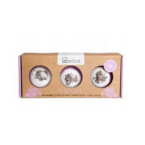 IDC INSTITUTE COFFRET TRIO BOMBE BAGNO ZEN DRIED FLOWERS 3X100 GR