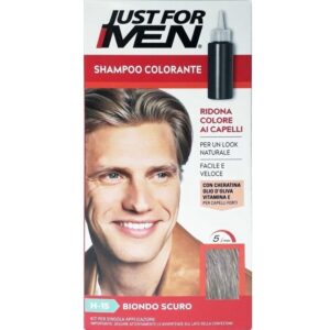 JUST FOR MEN  SHAMPOO COLORANTE BIONDO SCURO H-15