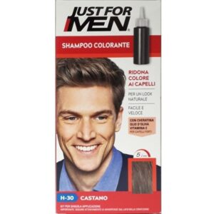 JUST FOR MEN  SHAMPOO COLORANTE CASTANO  H-30