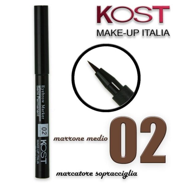 KOST EYEBROW MARKER 02 MARRONE MEDIO