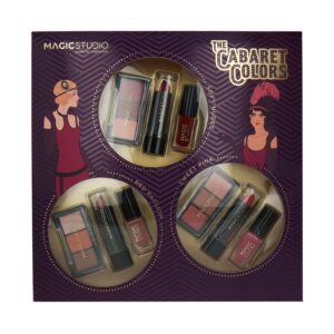 MAGIC STUDIO COFFRET THE CABARET COLORS TRIO BOX TRUCCO