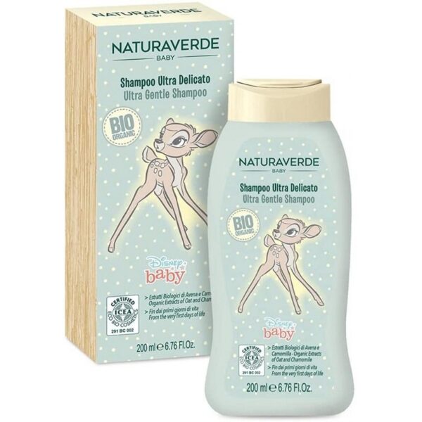 NATURAVERDE SHAMPOO ULTRA DELICATO DISNEY BABY 200 ML BAMBI