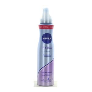 NIVEA STYLING MOUSSE EXTRA STRONG  PANTHENOL VITAMIN B3 150 ML