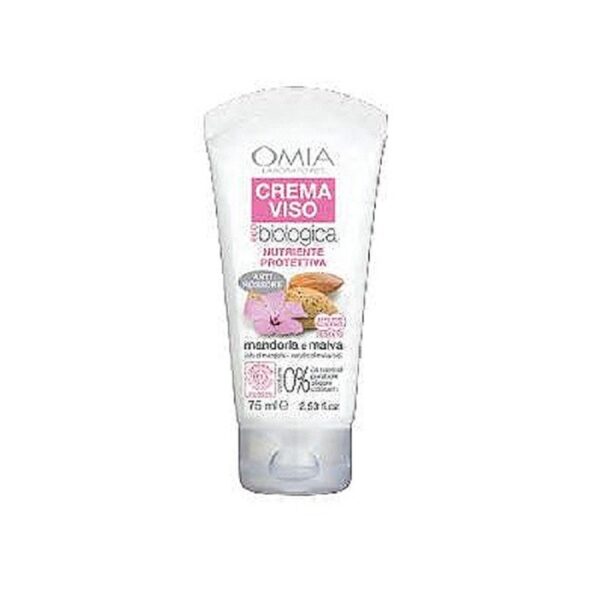 OMIA EcoBioVisage Crema Viso Mandorla e Malva 75ml - Lenitiva Testata